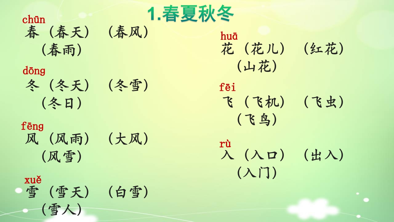 一年级语文下册生字组词大全资料 - 新网知识库-新网知识库