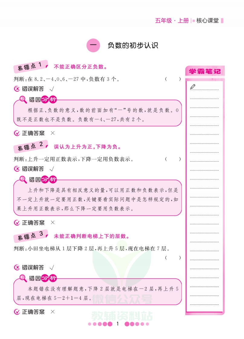 五年级上册数学苏教版易错清单 - 新网知识库-新网知识库