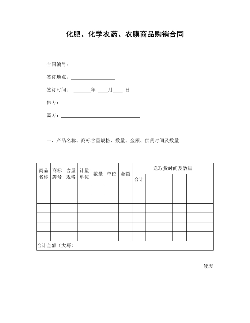 化肥、化学农药、农膜商品购销合 - 新网知识库-新网知识库